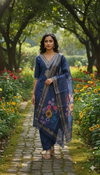 Tew Roman Silk Fancy Kurti Wholesale Market In Surat